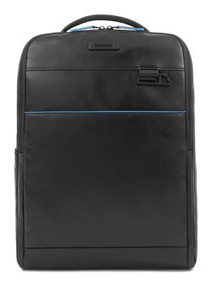 PIQUADRO Blue Square Revamp Computer Backpack RFID Nero