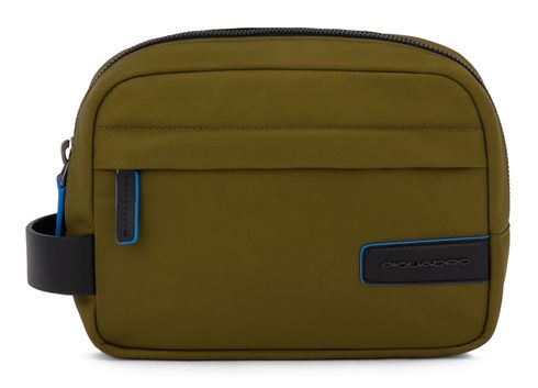 PIQUADRO PQ-RY Toiletry Bag Verde / Nero