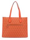GUESS Silvana Girlfriend Tote Orange Logo