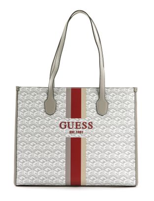 GUESS Silvana Girlfriend Tote Stone Logo