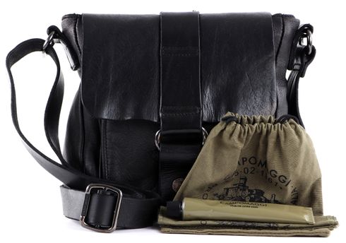 CAMPOMAGGI Uranio Crossbody Bag Nero + T / Nero