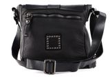 CAMPOMAGGI Uranio Crossbody Bag Nero + T / Nero CAMPOMAGGI Uranio Crossbody Bag Nero + T / Nero