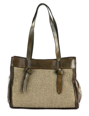 CAMPOMAGGI Shopping Bag S Ecru + T / V. Militare