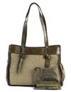 CAMPOMAGGI Shopping Bag S Ecru + T / V. Militare