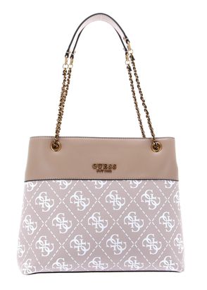 GUESS Elite Society Carryall Rose Logo