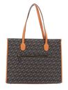 GUESS Silvana Girlfriend Tote Black Logo / Cognac