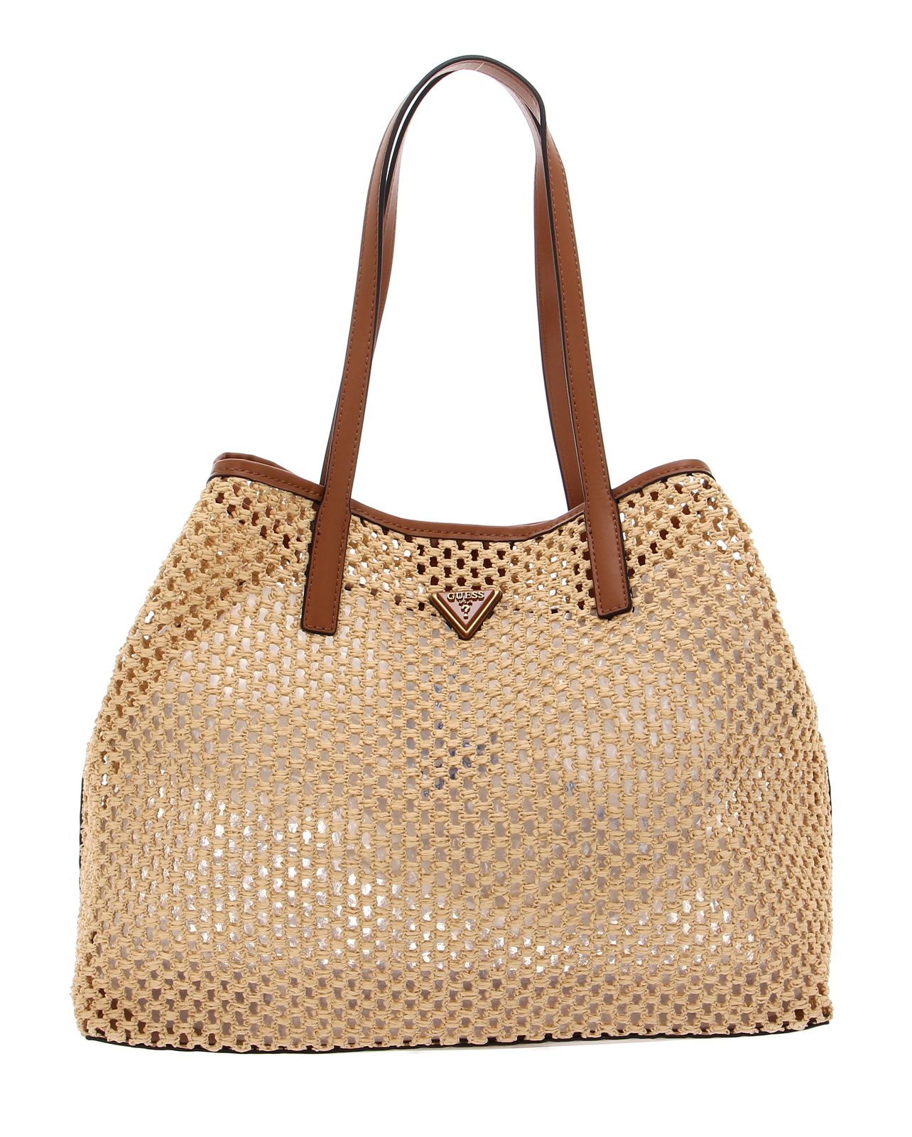 GUESS Vikky Large Tote Cognac