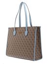 GUESS Silvana Girlfriend Tote Latte Logo / Slate GUESS Silvana Girlfriend Tote Latte Logo / Slate