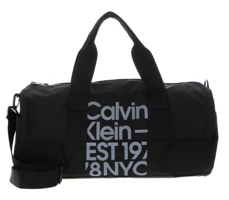 Calvin Klein CKJ Sport Essentials Duffle38 GR Black / Overcast Grey Print