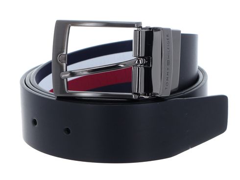 TOMMY HILFIGER Adan 3.5 Reversible Belt W100 Space Blue / Corporate