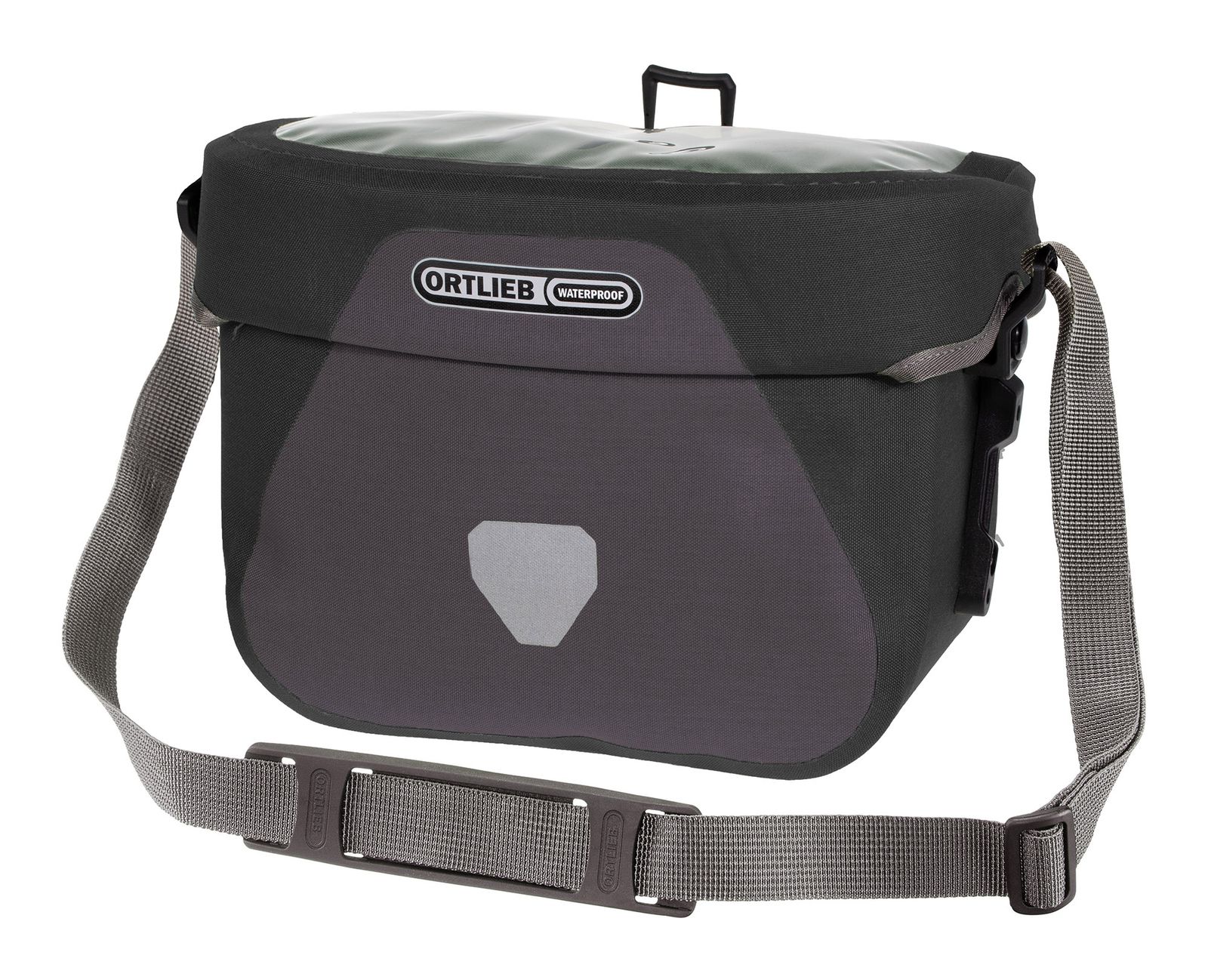 ORTLIEB Plus Ultimate Six Bike Handlebar Bag 6,5L Granite-Black ORTLIEB Plus Ultimate Six Bike Handlebar Bag 6,5L Granite-Black