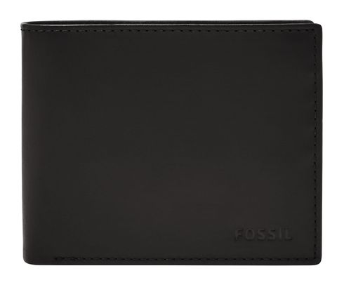 FOSSIL Derrick RFID Large Coin Pocket Bifold Black