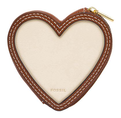 FOSSIL Heart Zip Pouch Hearts