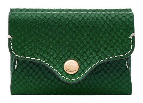 FOSSIL Heritage Card Case Medium Green