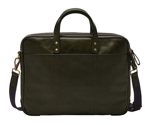 FOSSIL Haskell Double Briefbag Dark Loden