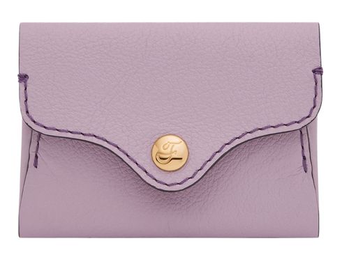 FOSSIL Heritage Card Case Lavender