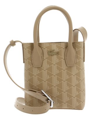 LACOSTE Vertical Mini Cross Bag Viennois Beige