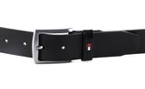 TOMMY HILFIGER Denton Leather Belt 3.5 W105 Black TOMMY HILFIGER Denton Leather Belt 3.5 W105 Black