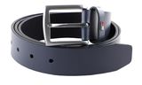 TOMMY HILFIGER Denton Leather Belt 3.5 W100 Space Blue