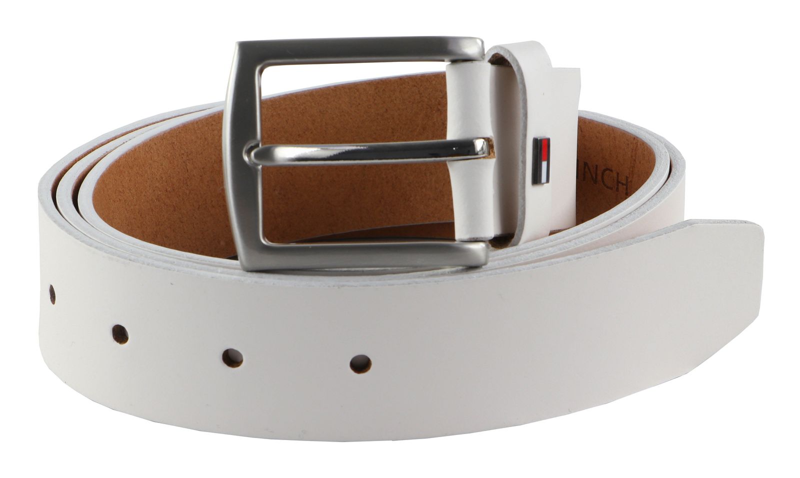 Cintura In Pelle MUSTANG Donna | Colore Bianco, Larghezza 3.5 Cm, Taglia 80 | Accessorio Quotidiano Di Qualità