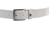 TOMMY HILFIGER Denton Leather Belt 3.5 W80 Optic White TOMMY HILFIGER Denton Leather Belt 3.5 W80 Optic White