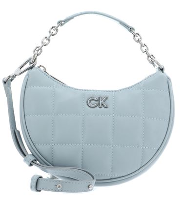 Calvin Klein Re-Lock Quilt Cres Mini Bag Pearl Blue
