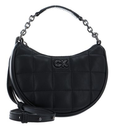 Calvin Klein Re-Lock Quilt Cres Mini Bag CK Black