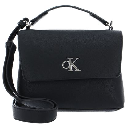 Calvin Klein CKJ Minimal Monogram Top Handle22 Black