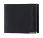 Calvin Klein Modern Plaque Trifold 10CC W / Coin CK Black Calvin Klein Modern Plaque Trifold 10CC W / Coin CK Black