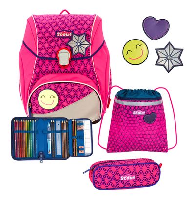 Scout Neon Safety Alpha Set 4-teilig Pink Glow