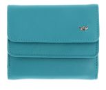 Golden Head Madrid RFID Protect Billfold Coin Wallet With Front Flap Snap Closure Turquoise Golden Head Madrid RFID Protect Billfold Coin Wallet With Front Flap Snap Closure Turquoise