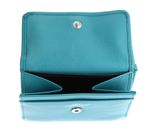 Golden Head Madrid RFID Protect Billfold Coin Wallet With Front Flap Snap Closure Turquoise Golden Head Madrid RFID Protect Billfold Coin Wallet With Front Flap Snap Closure Turquoise