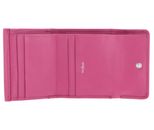 Golden Head Madrid RFID Protect Billfold Coin Wallet With Front Flap Snap Closure Fuchsia