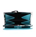 Golden Head Madrid RFID Protect French Coin Purse Wallet Turquoise