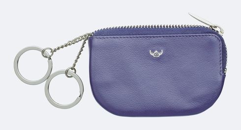 Golden Head Madrid Zipped Key Case Lavender