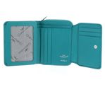 Golden Head Madrid RFID Protect Zipped Billfold Coin Wallet Turquoise Golden Head Madrid RFID Protect Zipped Billfold Coin Wallet Turquoise