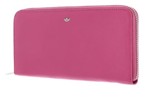 Golden Head Madrid RFID Protect Zipped Wallet Fuchsia