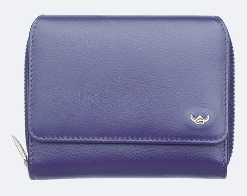 Golden Head Madrid RFID Protect Zipped Billfold Coin Wallet Lavender