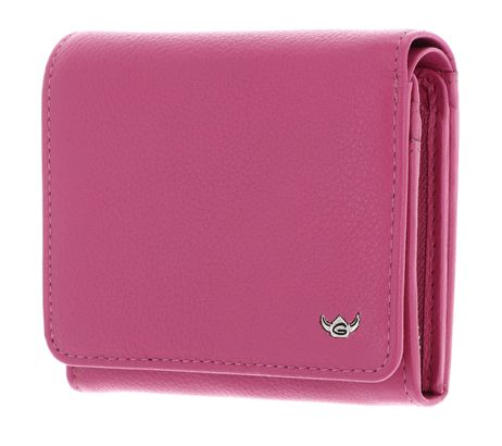 Golden Head Madrid RFID Protect Zipped Billfold Coin Wallet Fuchsia