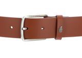 LACOSTE 35 Raw Edges Stitched Belt W100 Terracotta LACOSTE 35 Raw Edges Stitched Belt W100 Terracotta