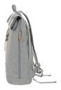 Lässig Green Label Rolltop Backpack Grey Melange Lässig Green Label Rolltop Backpack Grey Melange