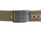 LACOSTE Woven Strap W110 Khaki LACOSTE Woven Strap W110 Khaki