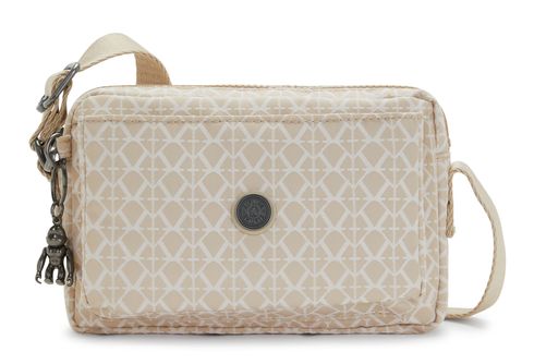 kipling Basic Elevated Abanu Crossbody S Signature Beige