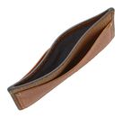 FOSSIL Anderson Card Case Brown Multi