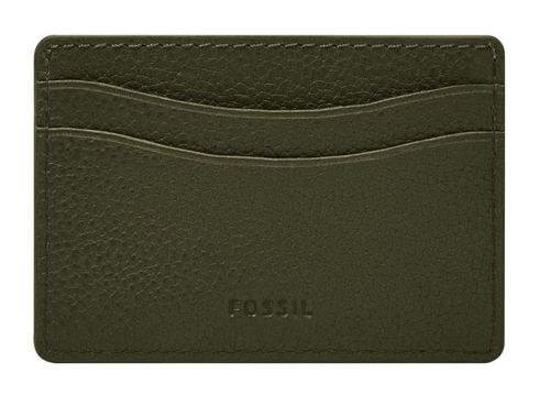 FOSSIL Anderson Card Case Green Multi