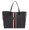 GUESS Vikky Extra Large Tote Charcoal Logo GUESS Vikky Extra Large Tote Charcoal Logo