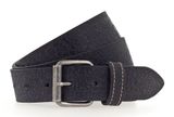 H.I.S 35mm Leather Belt W100 Black - kürzbar