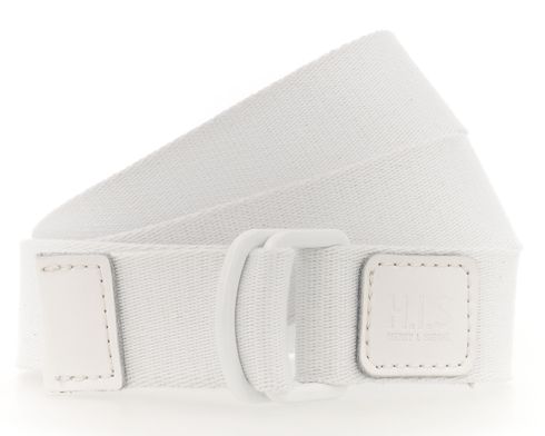 H.I.S 35mm Ribbon Belt W95 White