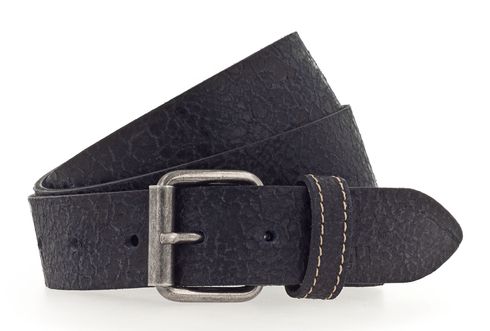 H.I.S 35mm Leather Belt W80 Black - shortenable
