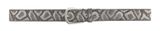 b.belt Sabia Ledergürtel W105 Brown / Silver Metallic b.belt Sabia Ledergürtel W105 Brown / Silver Metallic
